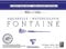 Clairefontaine 96405C Malblock, 4-seitig verleimt Aquarellpapier Halbsatiniert, Fontaine/Hadern, 12 x 18 cm, 25 Blatt, 300 g Packung, weiß