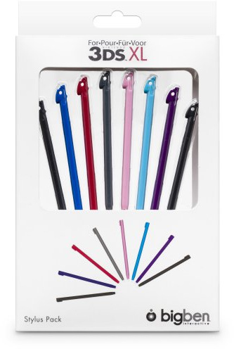 Nintendo 3DS XL - Stylus Set Rainbow (8 Ersatzstifte)