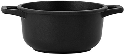 Home Grand Chef Casseruola Antiaderente con 2 Manici, Alluminio Pressofuso, Nero, 14 cm
