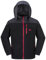 Cox Swain Herren Fleece Jacke Trail (Titanium Series), Colour: Black/Red Zipper, Size: M