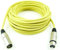Adam Hall Cables K3MMF1000YEL Mikrofonkabel 10m GELB XLR female auf XLR male