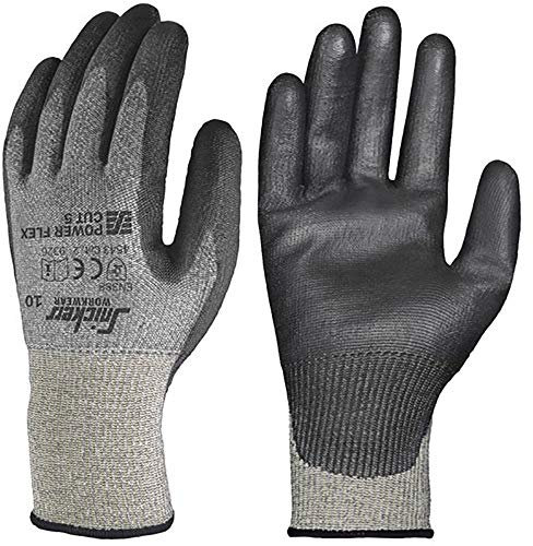 Snickers Power Flex Handschuhe Cut 5 Größe 8 in schwarz/grau, 1 Stück, 93264804008