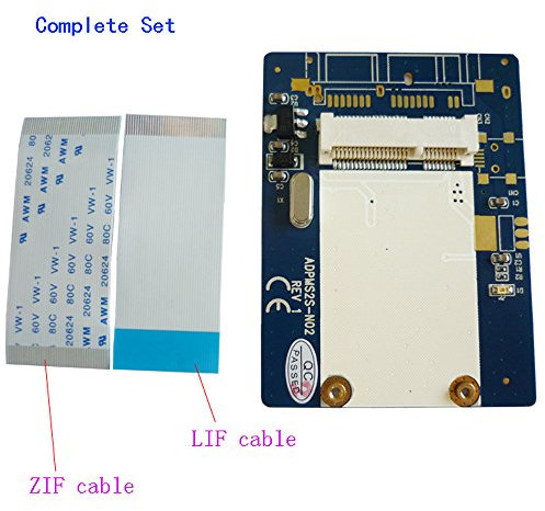 ZIF to mSATA Adapter 1.8 ZIF/LIF CE HDD Hard Disk Drive SSD to 26 Pin mSATA Adapter Converter