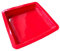 Rectangular Cuadrado Grandes Tartas Tarta Silicona Forma 24,5 x 24,5 cm Happy Birthday Chocolate - Molde Cubitos de Hielo Molde para Bombones Forma Cup Cake Galletas Manualidades Hornear