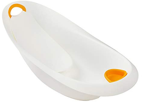 keeeper Disney Winnie Puuh Ergonomische Babywanne mit Softgriff, Stöpsel und anatomisch geformten Badesitz, Ab 0 bis ca. 6 Monate, Natalia, Weiß