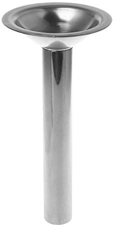 KOFUN Sausage Stuffer Tube, Stainless Steel #10 Size Meat Grinder Sausage Stuffer Tube Horn Funnel Filling