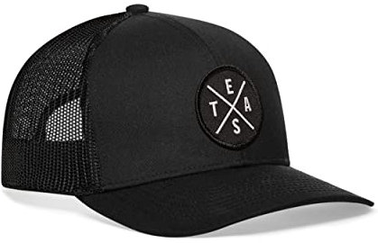 DAL Hat - Dallas Trucker Hat Baseball Cap Snapback Golf Hat (Schwarz)