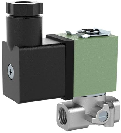 RIEGLER 158094-MV18ES24 3/2 Wege-MV, ES, NC, direktg., 24 V DC, FPM, G 1/8, PN 0-15 bar, 1Stk