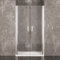 Box Doccia Saloon Sofia Porta Bagno Ante Con Apertura Battente In Cristallo Temperato Trasparente da 6 mm Altezza 190 cm Struttura Alluminio Anodizzato Maniglie In Acciaio Cromato (80 cm)