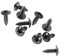 sparefixd Door Glass Black Screw Kit x 10 to Fit Zanussi Oven