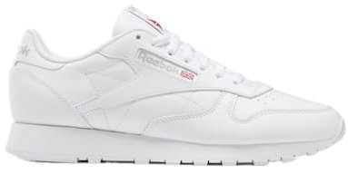 Reebok Unisex Classic Leather Sneaker, FTWWHT/FTWWHT/PUGRY3, 40 EU