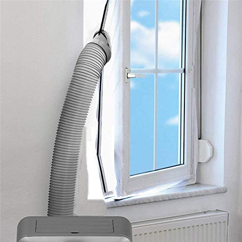 Fensterabdichtung Klimaanlage, 500CM Fensterabdichtung für Mobile Klimageräte, Klimaanlagen, Wäschetrockner, Anbringen Dachfenster, Flügelfenster