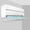 Transparent deflector for air conditioner & air conditioning, CLIMIK CRISTAL Made in Italy
