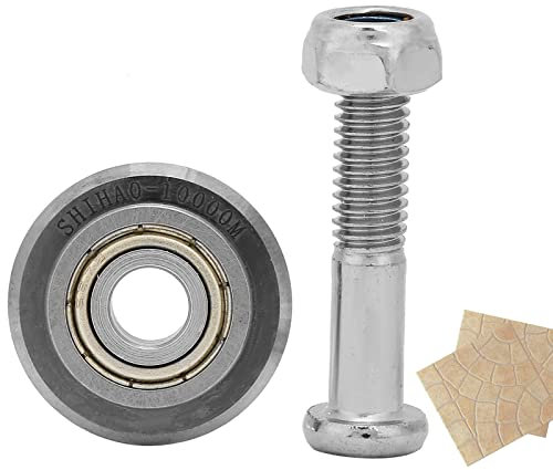 Ceramic Tile Cutting Wheel Alloy Tile Cutter Replacement Alloy Scoring Wheel Tile Cutter Wheel with HH Screw for Manual Tile Cutting Machine
