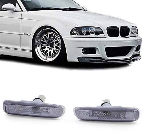 Seitenblinker Schwarz Smoke passend für BMW 3er E46 Vorfacelift