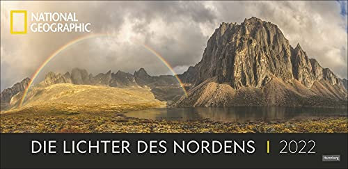 Die Lichter des Nordens - Kalender 2022 - Harenberg-Verlag - Fotokalender im Panoramaformat - Wandkalender mit atemberaubenden Landschaften - 68 cm x 33 cm