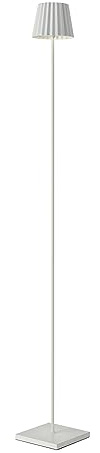 sompex Troll 2.0 LED Gartenstehleuchte | Akkubetrieben | Aluminium | Dimmbar | Spritzwasserschutz, Farbe:weiß
