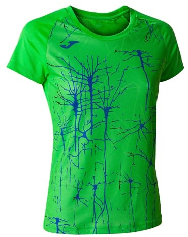 Joma Damen Elite Ix T-Shirt, Grün Leuchtend, 3XS