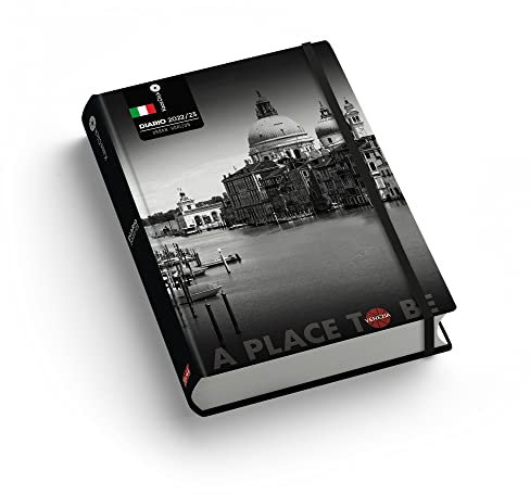 KAOS Click - Venedig - Terminkalender, 10 Monate, September 2022 - Juni 2023, Soft-Touch-Cover, Verschluss mit flachem Gummiband - Maße 11 x 16,5 cm - 320 Seiten