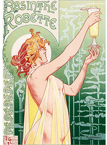 Fabulous Poster Plakat Wermut Robette Ursprüngliche Retro Vintage Poster Plakat(91cmx128cm)