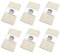 QKFON 6er Pack Stoffservietten Leinen Servietten Leinenservietten Nachhaltige 40 * 40CM Servietten Stoff Leinen Tuch für Feiern Home Küche Esstisch Tischdekoration Abendessen Cafe Restaurant