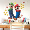 Riesen-Sticker Super Mario Bros. und Luigi repositionierbar
