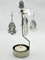Drehbarer Kerzenhalter, drehbarer Kerzenhalter, Metall, kleines Geschenk (Eule)
