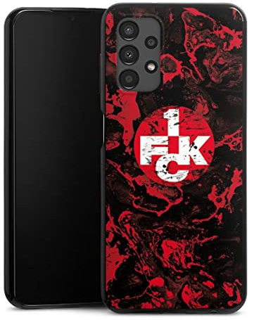 DeinDesign Slim Case extra dünn kompatibel mit Samsung Galaxy A13 4G Silikon Handyhülle schwarz Hülle 1. FC Kaiserslautern 1. FCK Logo