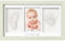 Baby Handabdruck und Fußabdruck Set - Gipsabdruck Baby Hand und Fuß für Neugeborene - Handabdruck Baby Bilderrahmen ​- Fußabdruck Baby Gipsabdruck Set - Baby Dusche Baby Abdruckset (Sage)