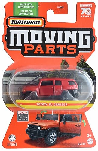 Matchbox Toyota FJ Cruiser, Bewegliche Teile 30/54 [rot]