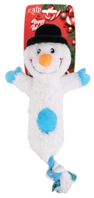 AFP Happy Holidays Merry Tug & Fetch Sneeuwpop