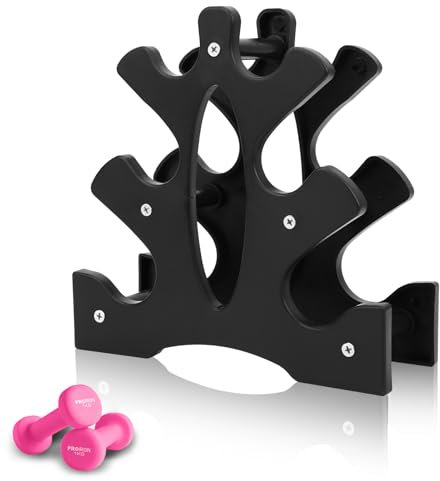 3 Tier Dumbbell Rack Stand, Small Dumbbell Rack Heavy Duty Dumbbell Stand Weight Stand Dumbbell Tree Stand Weight Holder for Home Gym