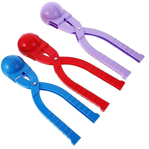 ibasenice 3St Schneeball-Clip Schneespielzeug für Kinder Sandspielzeug für Kinder winterspielzeuge schneeballmaschinen Kinderspielzeug Schneekugel Werkzeug zum Erstellen von Schneebällen
