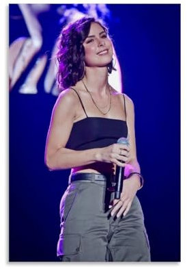 Lena Meyer-Landrut.8 Musikposter, Albumcover, Poster, dekorative Gemälde, Leinwand, Wandposter und Kunstdrucke, moderne Heimdekoration, Poster, 30 x 45 cm, ungerahmter Stil