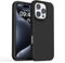 ZUSLAB Vera Custodia in Silicone Compatibile con iPhone 16 Pro Max 6.9 Inch 2024, Copertura in Gel di Silicone Liquido Supporta la Ricarica Wireless, Anti-Graffio TPU Protettivo Bumper, Nero