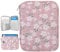 Dadanism 9-11 Zoll Tablet Tasche Hülle für iPad Air/Pro 11, iPad (A16) 11. Gen 11, i-Pad 10. Gen 10,9 Air 5/4, i-Pad 9/8/7. Gen 10,2, Galaxy Tab A9+ 11/S9 FE 10,9, Tab M11 11,Rosa Blumen