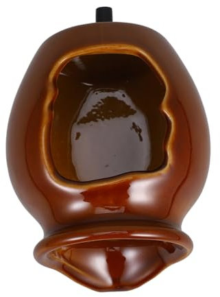 PRETYZOOM Tischbrunnen Keramiktopf Innenwasserfall Für Schreibtischbrunnen Wasserfasspumpe Mit DIY-Dekoration Für Außenbrunnen Und Innenbereich