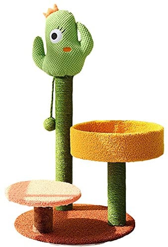 Cat Tree Cat Litter Cat Scratching Post Hanging Ball Column Platform Sisal Multifunctional Cat Climbing Frame (404070cm)