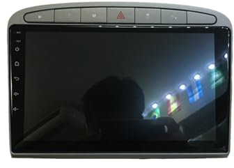 JINFOLI Lettore multimediale DVD for auto Android 10 GPS, for Peugeot, 308 Sw Cc T9 2009 2010 2011 2012 2013 2014 2015 Audio Auto Radio Navigazione stereo Impianto audio stereo per auto(Silver)