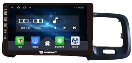 Quad Core 4G+64G Car CarPlay Android Auto 9 IPS Display Navigation Stereoanlage Touchscreen Haupteinheit Pad Tablet Rückfahrkamera GPS Radio Media Player für Volvo S60 S60L 2011-2014