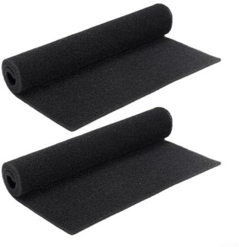 2 Stück 61 x 38,1 x 0,6 cm Luftreiniger-Filter, Fenster-Klimaanlagen-Filter-Ersatz, Polyurethan-Wohnmobil-Filterschwamm