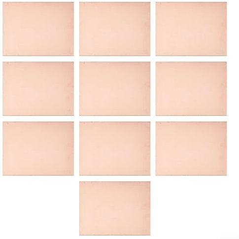 10 Stück Kupferfolie FR4 Leiterplatten für elektronische Entwicklung und Ätzung