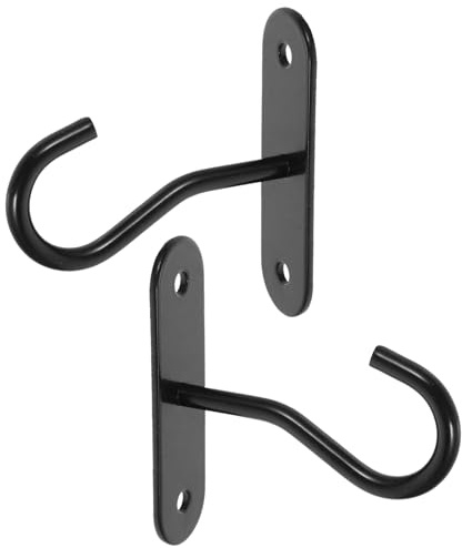 Sewroro 2 Stück Metall Deckenhaken zum Aufhängen von Pflanzenampeln für Drinnen und Draußen Stabile Pflanzgefäßhalterung für Hängepflanzen Vielseitiger Pflanzaufhänger für Garten und Balkon