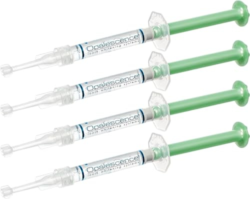 Opalescence 35% CP Mint - Gel Syringes Teeth Whitening - Refill Kit - Carbamide Peroxide Gel. Made by Ultradent. Tooth Whitening Refill Syringes 5197 (0.04 Fl Oz (Pack of 4))