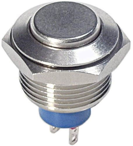 Unbekannt Apem 9633AX1146 Vandalism-Protected Push 250 V/AC 0.3 A 1 x Off/(On) Button 1 Piece