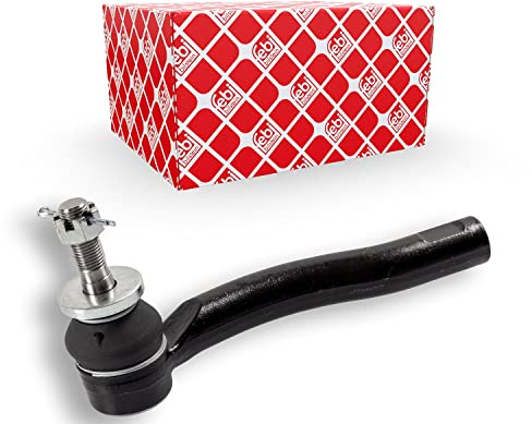 febi bilstein 43238 Spurstangenendstück mit Kronenmutter, Splint und Unterlegscheibe, 1 Stück