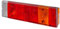 HELLA 2VP 007 323-121 Heckleuchte - Glühlampe - 24V - Anbau/geschraubt - Lichtscheibenfarbe: mehrfarbig - Stecker: Schraubkontakt - rechts - Menge: 1