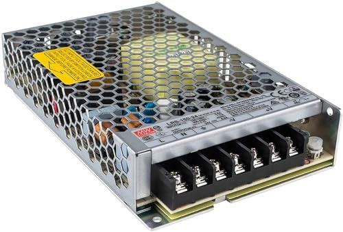 KingLed - MeanWell Alimentatore LRS-150-24 Potenza Max 156W DC 24V IP20 Trasformatore Mean Well per Led - COD. 1987