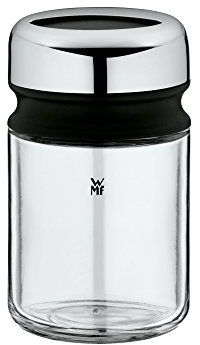 WMF Depot Grobstreuer 100ml, mit Aromadeckel, Gewürzglas grobes Streubild, Glas, Cromargan Edelstahl, spülmaschinengeeignet