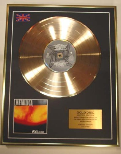 Everythingcollectible Metallica/CD Gold Disc Schallplatte Limited Edition/Reload